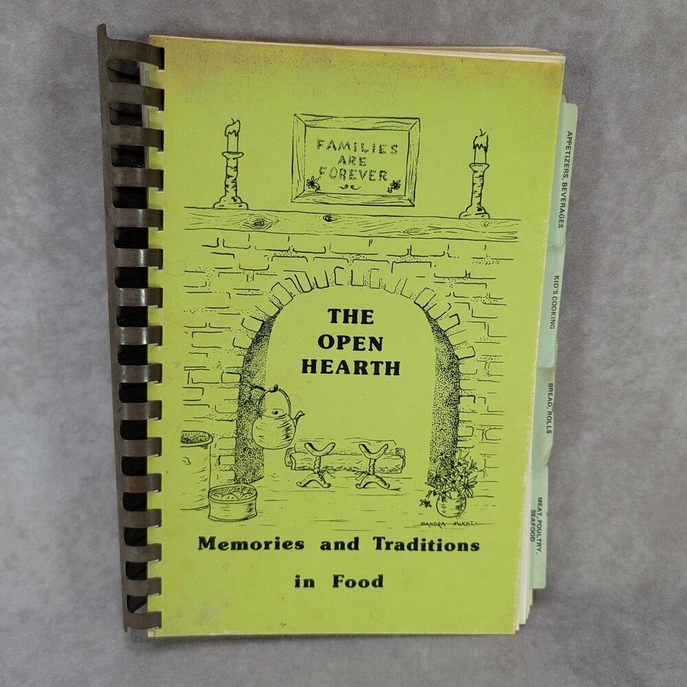 1981 The Open Hearth Cookbook Spokane 13th Ward Relief Society LDS Washington WA